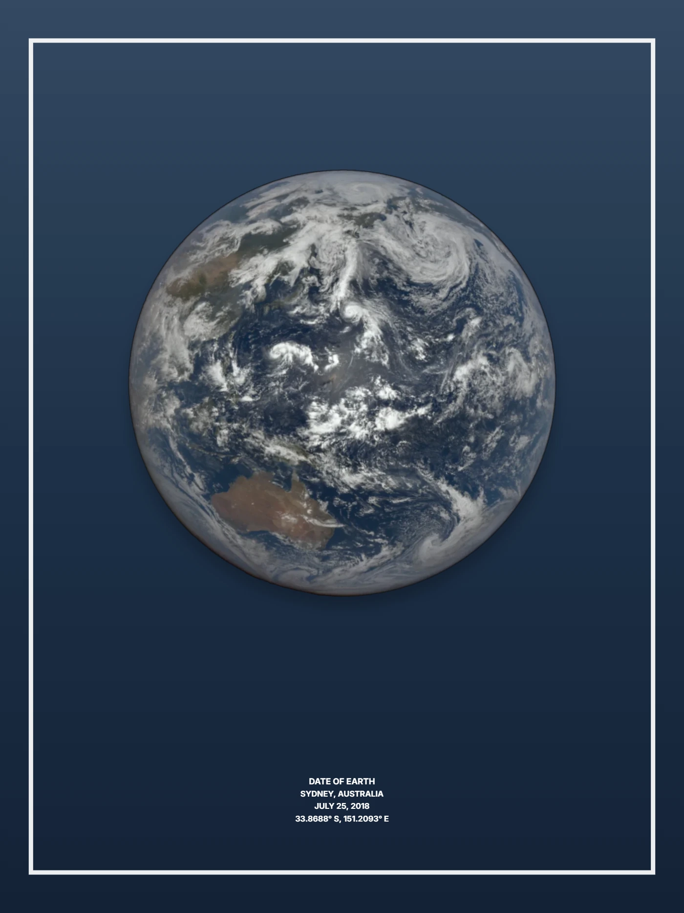 Custom Poster, Midnight Portrait