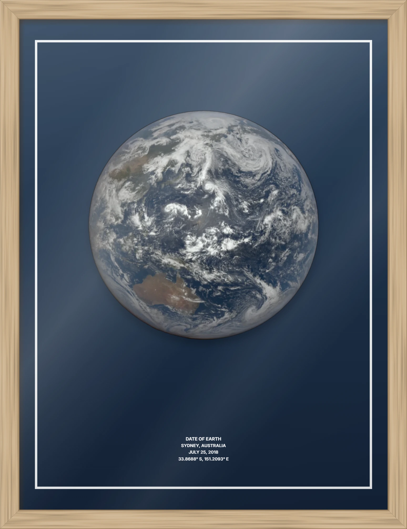 Custom Framed, Wood Frame Portrait