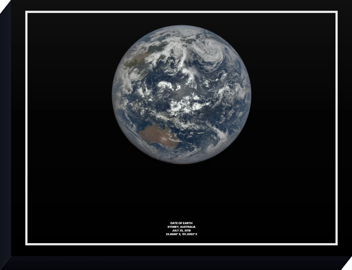 Custom Canvas, Black Landscape