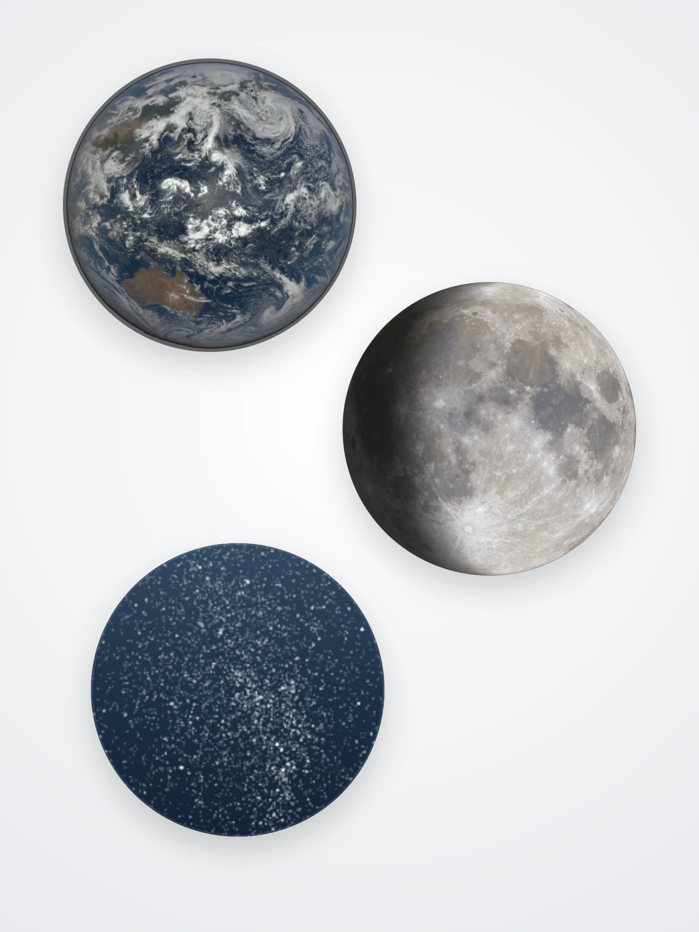 Custom Wall Decal 3-Pack, Midnight