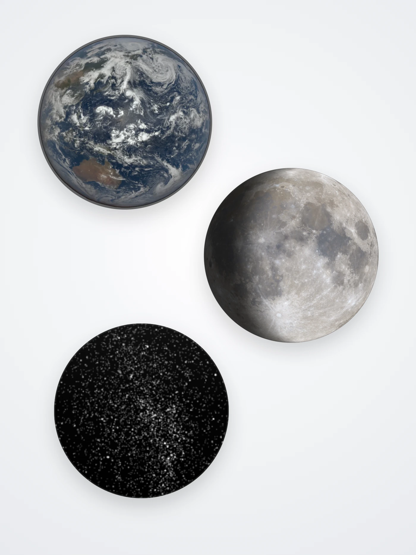 Custom Wall Decal 3-Pack, Black