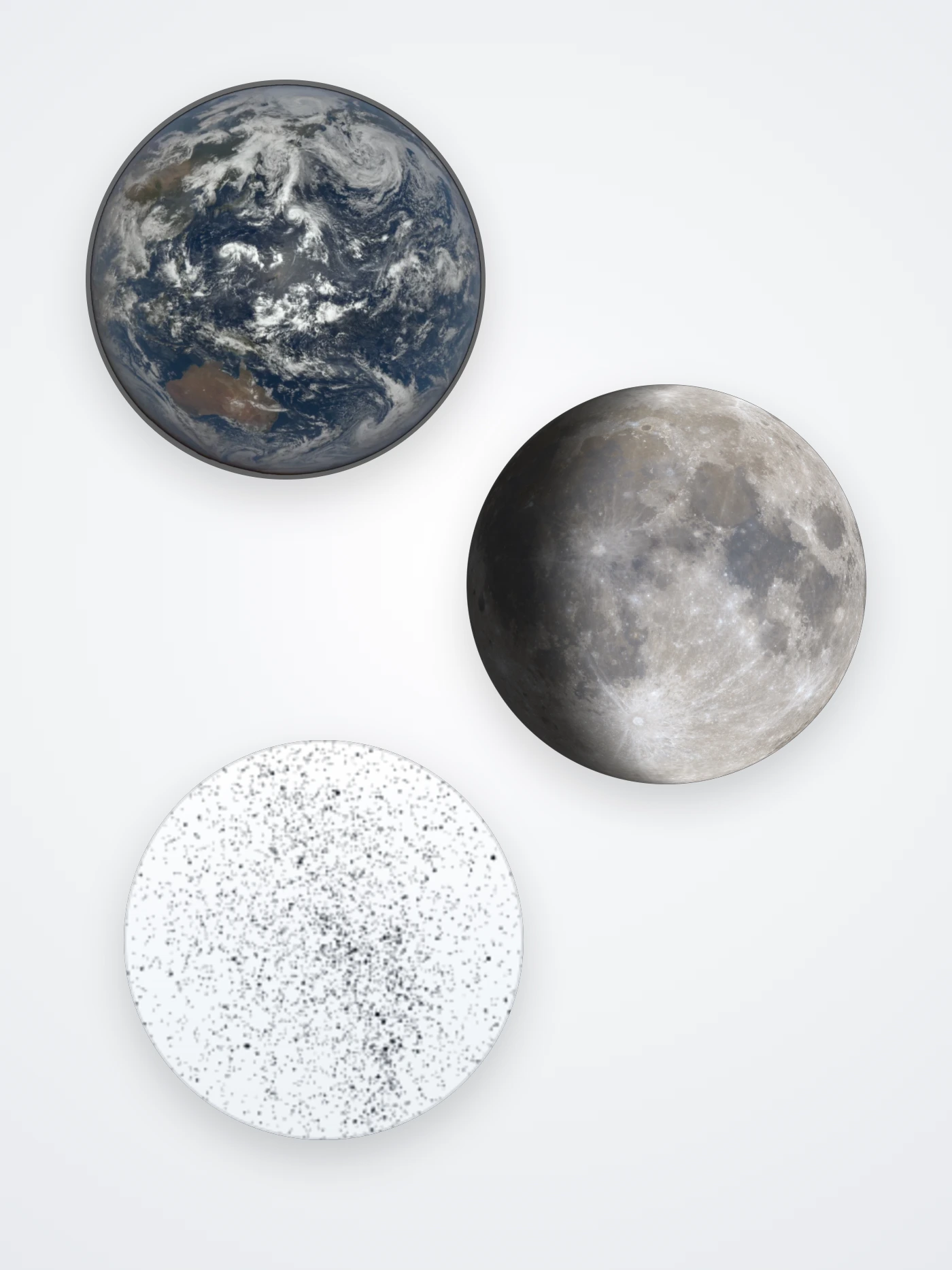 Custom Wall Decal 3-Pack, White