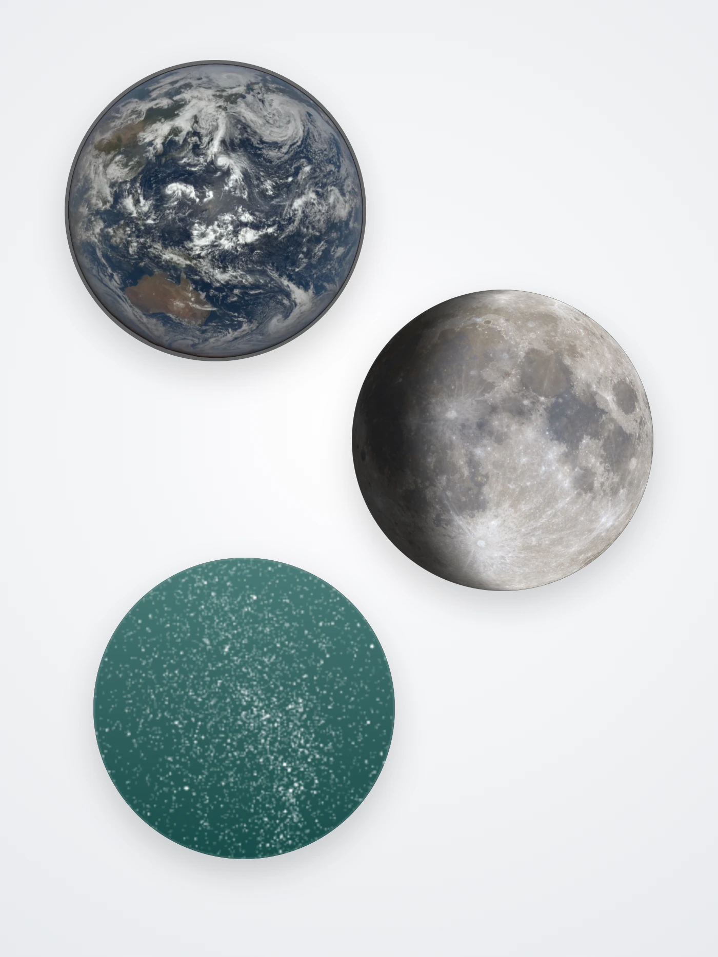 Custom Wall Decal 3-Pack, Aquamarine